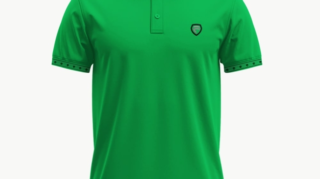 Faiza Mens Polo_Green Color-min